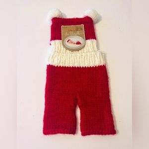 “So 'Dorable” Newborn Baby Unisex Photo Shoot Prop Costume Santa Set Hat Red New